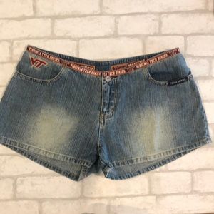 VA Tech Denim Shorts Size 10